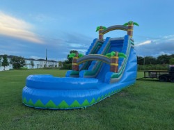 18 FT Tropical Blue Water Slide