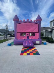 pinkcastle1 1703233425 Princess Bounce House 13x13