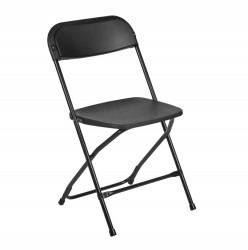 Outdoor Black Folding Chair