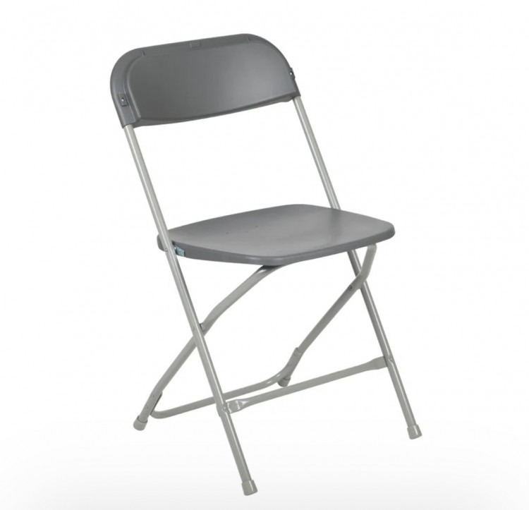 Outdoor Gray Folding Chair