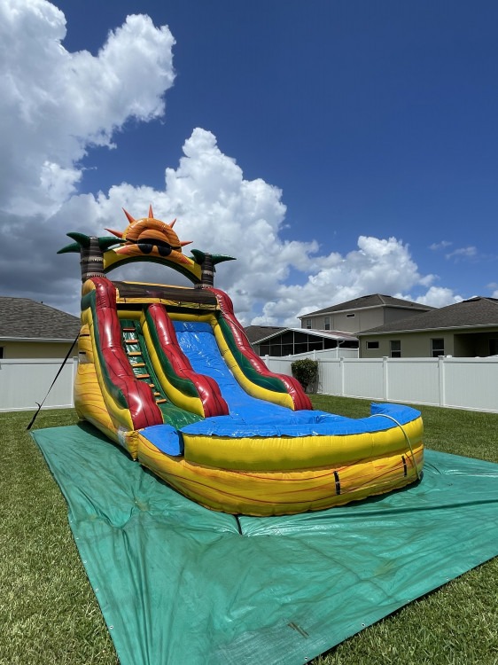 16 FT Tropical Sunshine Water Slide