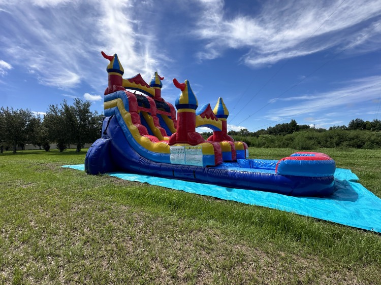 17 FT Circus Water Slide